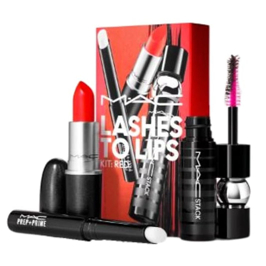 MAC Lashes to Lips Kit: Red-VivaGrace Women