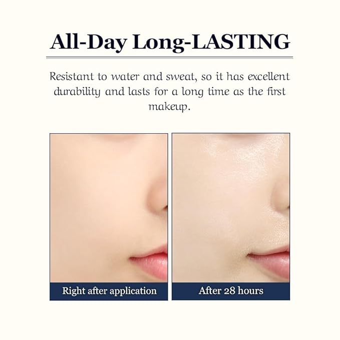 [CHALLANS de PARIS] Cushion de LUMINÁRE Cushion Foundation – 21 Bright Ivory | Radiant Glow, Full-Coverage, Lightweight Adhesion, Long-Wear, Luminous Finish, Korean Makeup, 0.53 oz-VivaGrace Women