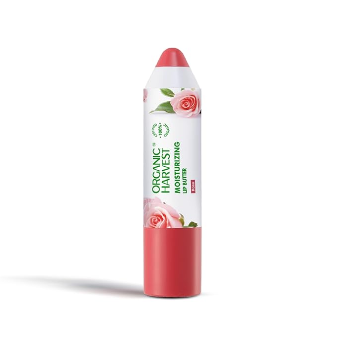 Moisturizing Lip Butter: Rose | Tinted Lip Butter for Women, Men & Kids | Best Organic Lip Balm | 100% American Certified Organic | 4gm-VivaGrace Women