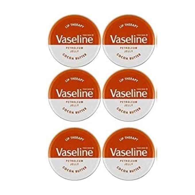 Vaseline Lip Therapy Petroleum Jelly 20g COCOA BUTTER x 6 Tins-VivaGrace Women