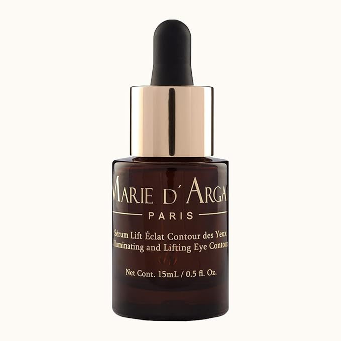 Marie d'Argan Eye Contour Serum for dark circles and puffiness, with Hyaluronic Acid, Ginseng and Hibiscus Anti-wrinkle, Repairs Bags under eyes, iluminates skin, firming effect, 15 ml,-VivaGrace Women