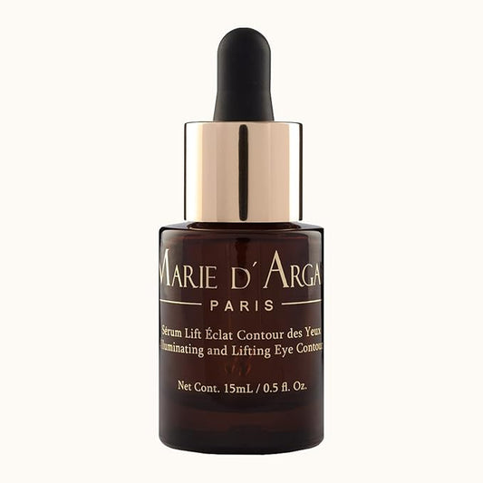 Marie d'Argan Eye Contour Serum for dark circles and puffiness, with Hyaluronic Acid, Ginseng and Hibiscus Anti-wrinkle, Repairs Bags under eyes, iluminates skin, firming effect, 15 ml,-VivaGrace Women