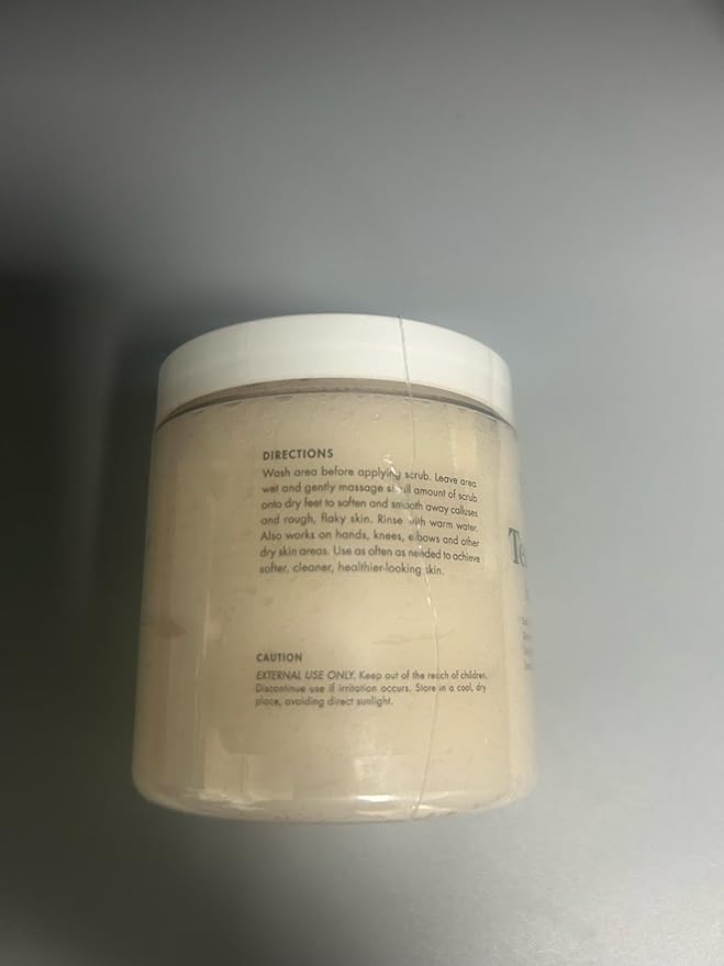 MAJESTIC PURE Tea Tree Foot & Body Scrub with Tea Tree Oil, Exfoliating Salt Scrub to Exfoliate & Moisturize Skin, Deep Cleansing - 10 oz-VivaGrace Women