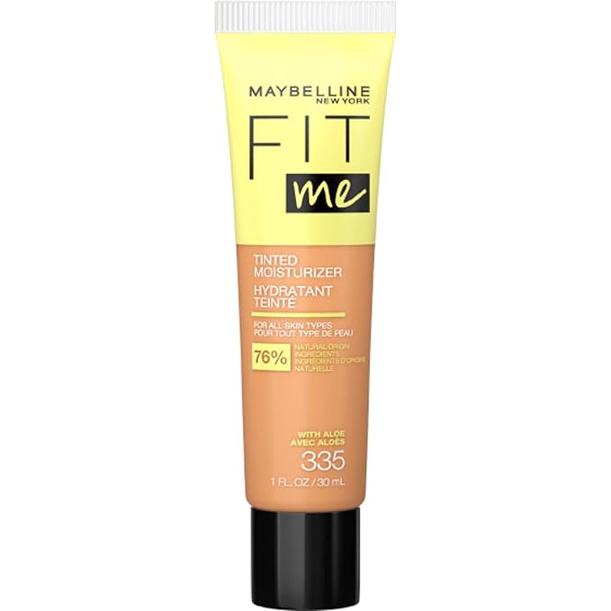 Maybelline Fit Me Tinted Moisturizer, Natural Coverage, Face Makeup, 335, 1 Count-VivaGrace Women