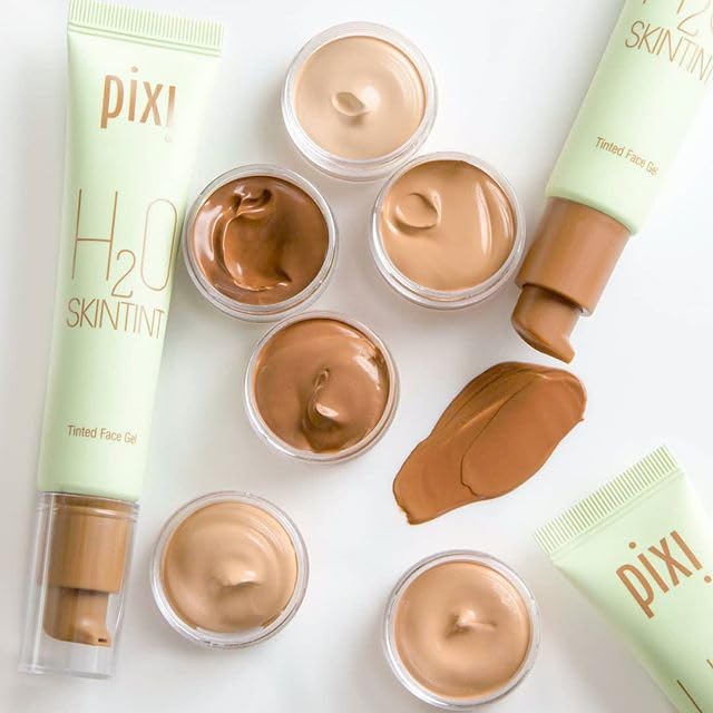 Pixi H2O SkinTint Tinted Face Gel, 1.2 fl oz / 35 ml, Nude-VivaGrace Women