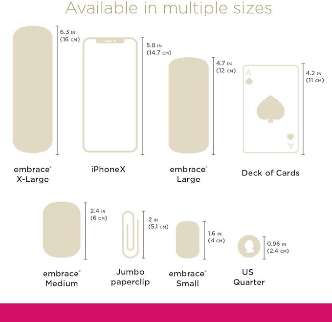 Embrace Active Scar Defense for New Scars, FDA-Cleared Silicone Scar Sheets, 2.4 Inch, Medium, 60 Day Supply (Recommended Treatment)-VivaGrace Women