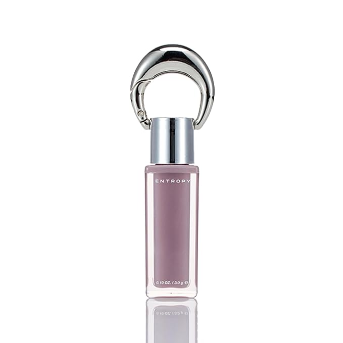 ENTROPY Makeup 2-in-1 Charm Shiny Glowy Lip & Cheek Gloss Tint Keychain, High Pigment Glossy Lip Color & Plumping Gloss, C9 Berly Charm-VivaGrace Women