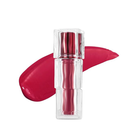 TIRTIR [*Mini Size Waterism Tinted Lip Gloss #19 Bad Rosy, 0.06 Fl Oz – Kiss Ready Lipgloss, 12H Long Lasting Non Sticky Natural Tinted Glow Korean Multiuse Cheek and Lip Tint for Women gift-VivaGrace Women