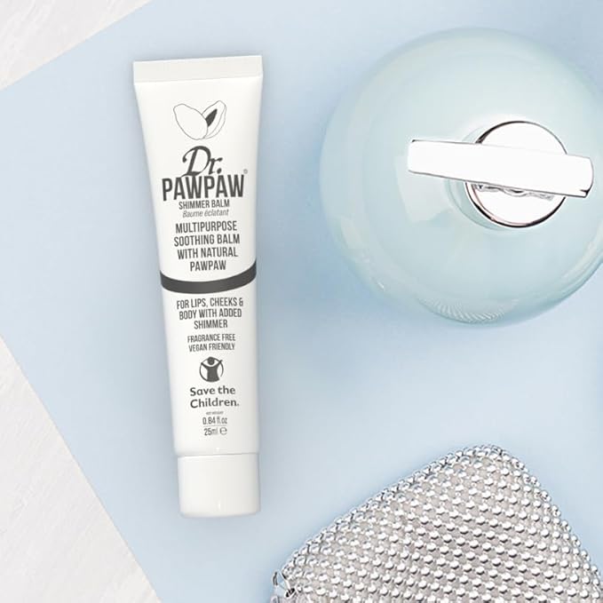 Shimmer, Multi-Purpose Natural No Fragrance Balm for Hydrating Lips, Skin, Hair, Cuticles, Nails & Beauty Finishing (25 ml)-VivaGrace Women