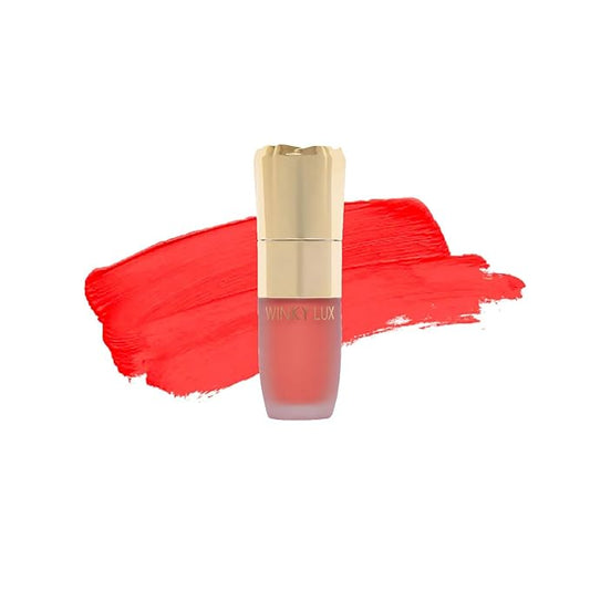 Winky Lux Cheeky Rose Liquid Blush, Gel Cream Blush Wand, Blendable & Buildable Pigment, Long Lasting Weightless Velvet Finish, Deep Coral Blush, Darling-VivaGrace Women