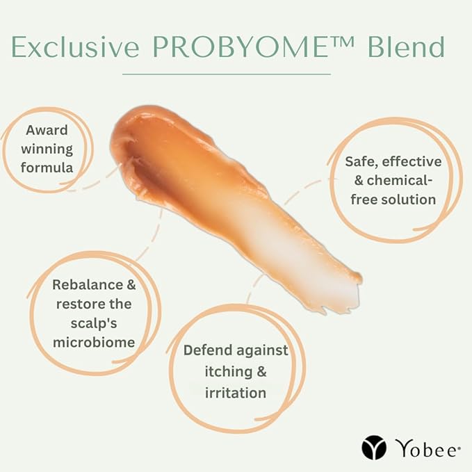 Yobee Calm & Comfort Scalp Mask, Soothing, Gentle Hair Care, Clinically Proven, Sensitive-Skin Friendly - for Kids & Teens 4 fl oz-VivaGrace Women