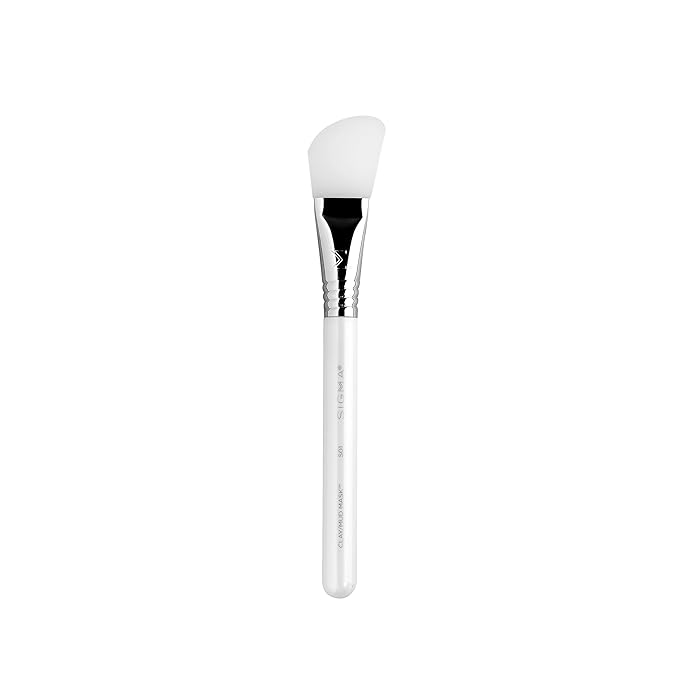 Sigma Beauty S01 Clay/Mud Mask Skincare Brush – Silicone Skincare Tool for Applying Skincare Products to Face and Skin, Face Mask Brush Applicator for Mud and Clay Masks (1 Pc)-VivaGrace Women