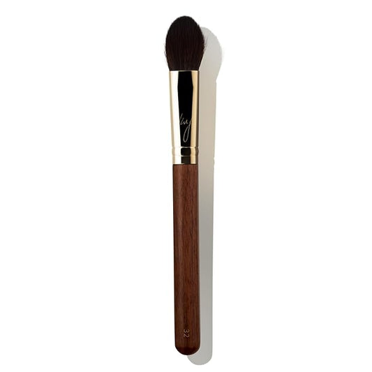 [SOO ADOR] BY MAENG #32 Cheek Brush - Precision Tool for Blush Application and Defined Cheek Colors | Designed by K-Pop Makeup Artist Maeng | Makeup Brush Blush Brush-VivaGrace Women