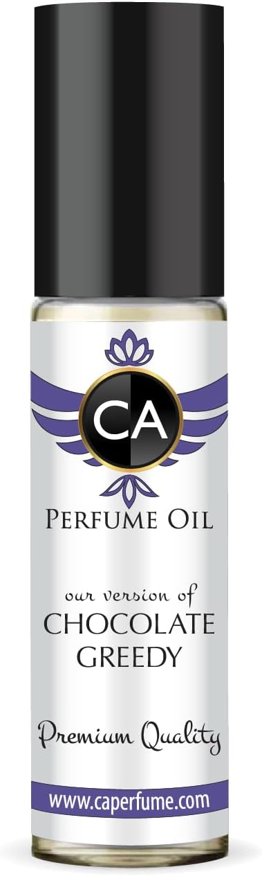 CA Perfume Club Impression of Chocolate Greedy for Women & Men Fragrance Body Oil Dupes Attar Roll-On 0.3 Fl Oz/10ml-VivaGrace Women