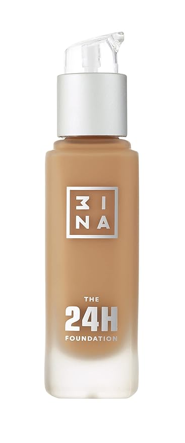 3INA The 24H Foundation 630-24H Long-Wearing Formula - Medium To High Buildable Coverage - Smooth Matte Finish - Expanded Shade Selection - Waterproof, Cruelty Free, Vegan Makeup - 1.01 Oz-VivaGrace Women