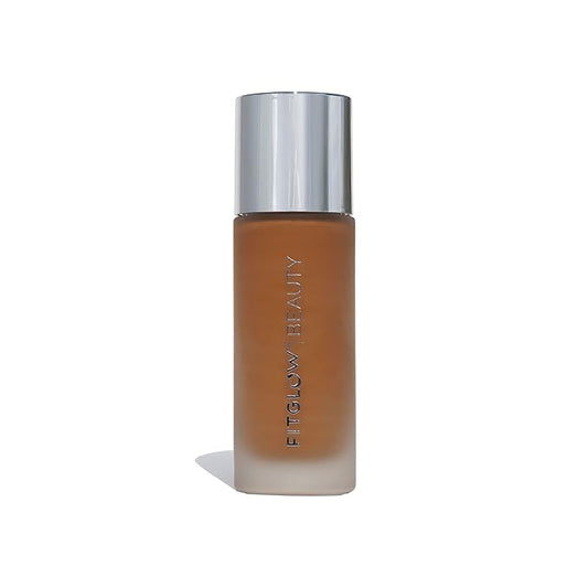 Fitglow Beauty - Natural Foundation+ Photo-Filtering Foundation | Vegan, Woman-Owned Clean Beauty (F6.7 - Rich Warm, Golden Undertones)-VivaGrace Women