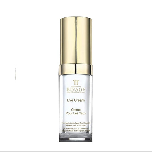 RIVAGE NATURAL DEAD SEA MINERALS Eye Cream 20ML ENHANCED WITH DEAD SEA SALT FORMULATED with DEAD SEA MINERALS and BEECH TREE BUD EXTRACT VEGAN FRIENDLY, NO ANIMAL TESTING, NO HARSH CHEMICALS-VivaGrace Women