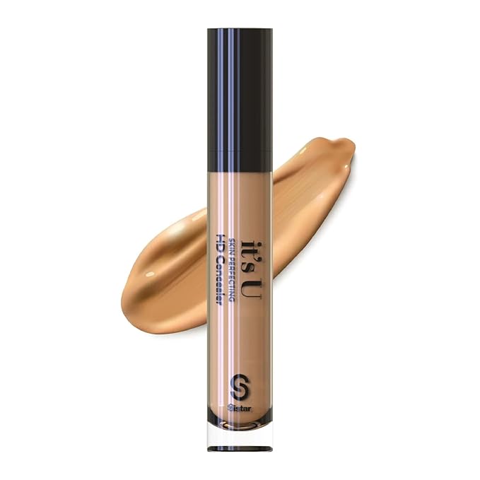 Sistar it's U Skin Perfecting HD Concealer Full Coverage Lightweight Long Lasting Correcting Liquid Contour Cover Masker Makeup 5 ml / 0.17 fl. oz (Fair)-VivaGrace Women