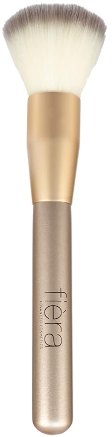 Fièra Finishing Powder Brush - Custom Facial Brush for Loose Powder - Quick & Easy Application - Lightweight & Easy to Clean - Pairs Perfectly with Fièra HD Matte Finishing Powder-VivaGrace Women