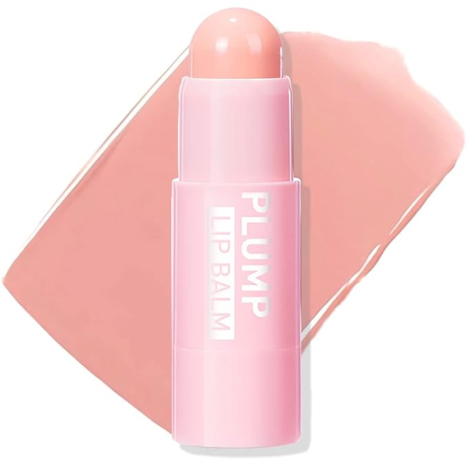 Plumping Lip Balm - Tinted Lip Balm Plumper - Enhancing & Hydrating Lip Moisturizer Fade Lip Lines Lip Care 0.17Oz/4.8g - 02 SAKURA PINK-VivaGrace Women