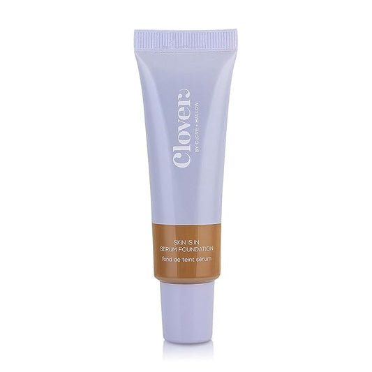 Clover Skin Is In Serum Foundation | Hydrating Face Serum, Lightweight Foundation, Cruelty-Free & Vegan | With Squalane And Sunflower Seed Wax | 30 ml - Shade 09 (Medium-Dark)-VivaGrace Women