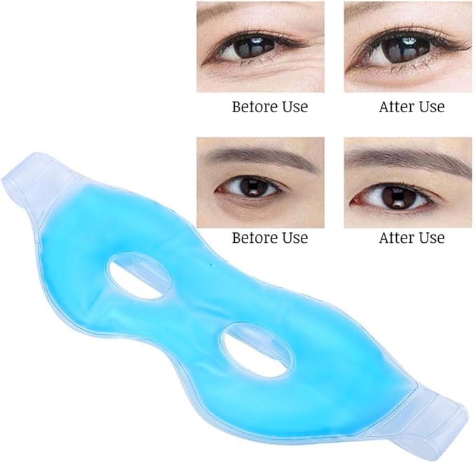 Cooling Eye,Reusable Anti-Fatigue Dark Circles Cold & Hot Compress Sleeping Eye Ice Cooling Eye-VivaGrace Women