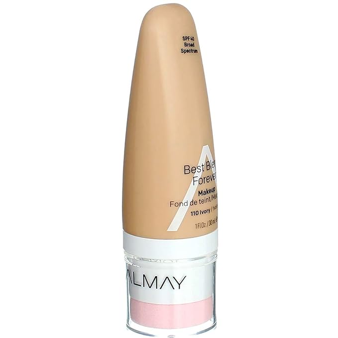 Almay Best Blend Forever Foundation, Ivory, 1 fl. oz., SPF 40 Broad Spectrum-VivaGrace Women
