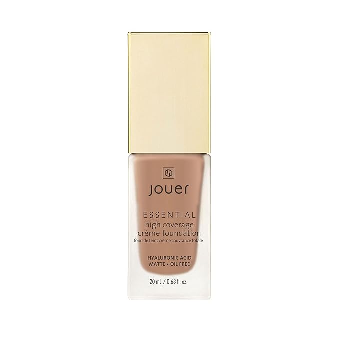 Jouer Essential High Coverage Crème Foundation | Men & Women | Available in 50 Shades for All Skin Tones | Healthy Ingredients | Paraben, Gluten & Cruelty Free | Vegan Friendly-VivaGrace Women