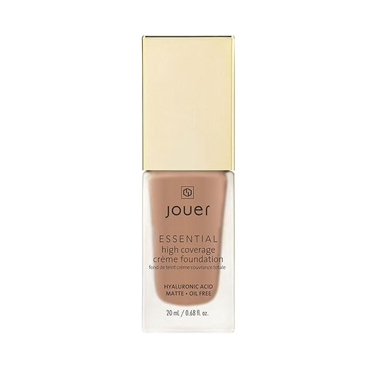 Jouer Essential High Coverage Crème Foundation | Men & Women | Available in 50 Shades for All Skin Tones | Healthy Ingredients | Paraben, Gluten & Cruelty Free | Vegan Friendly-VivaGrace Women