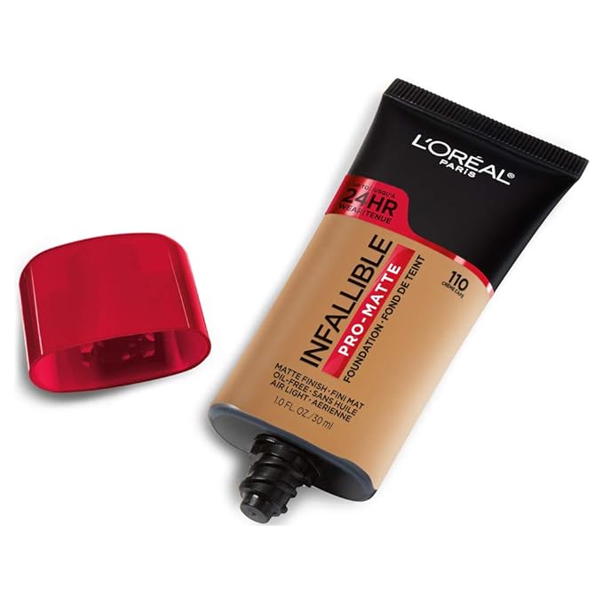 L'Oreal Paris Cosmetics Makeup Infallible Pro-Matte Liquid Longwear Foundation, Créme Café, 1 fl oz.-VivaGrace Women