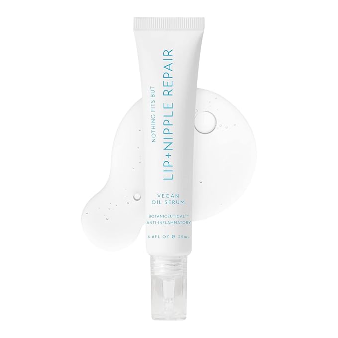 NOTHING FITS BUT Lip & Nipple Repair Oil Serum for Maternity & Nursing, Lanolin Free, Safe for Breastfeeding and Cracked Nipple (0.8 Fl Oz / 25 ml)-VivaGrace Women