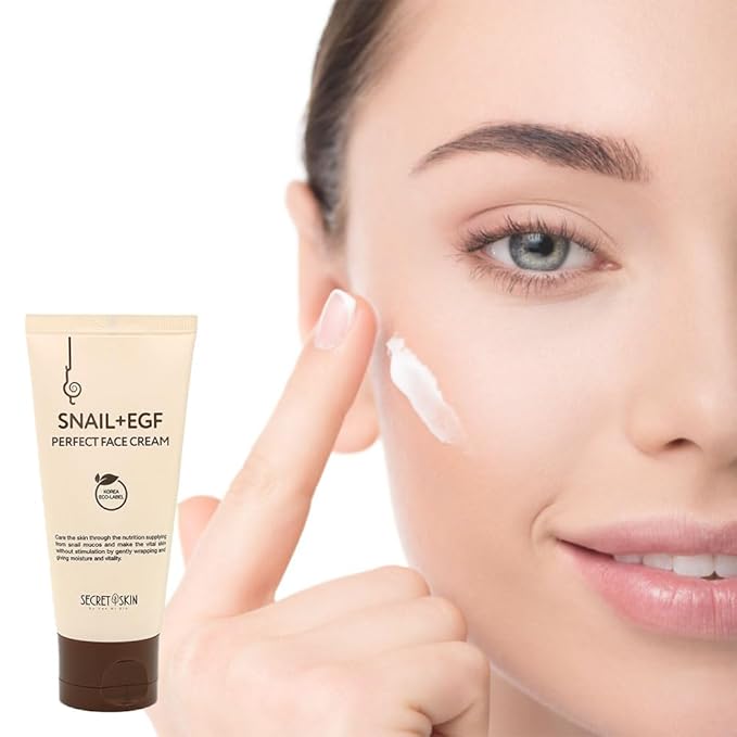 SECRET SKIN Snail+EGF Perfect Cream Wrinkle Bounce Firming Fine line Care Korean Skin Care (#02 Face Cream)-VivaGrace Women
