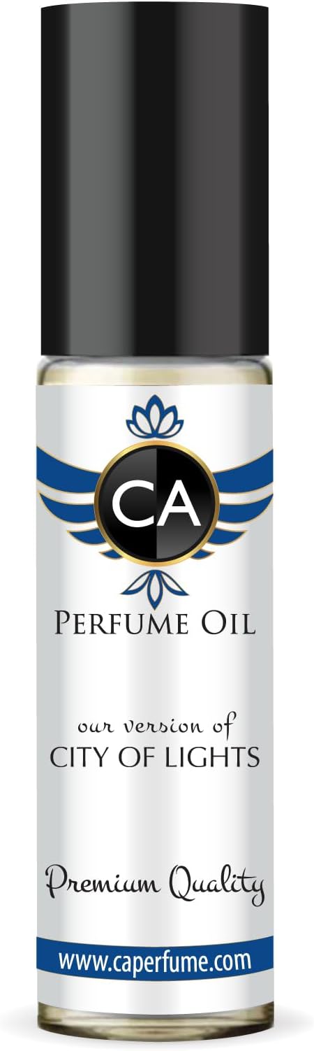 CA Perfume Impression of Bold Numbers City of Lights For Women & Men Replica Fragrance Body Oil Dupes Roll-On 0.3 Fl Oz/10ml-X1-VivaGrace Women