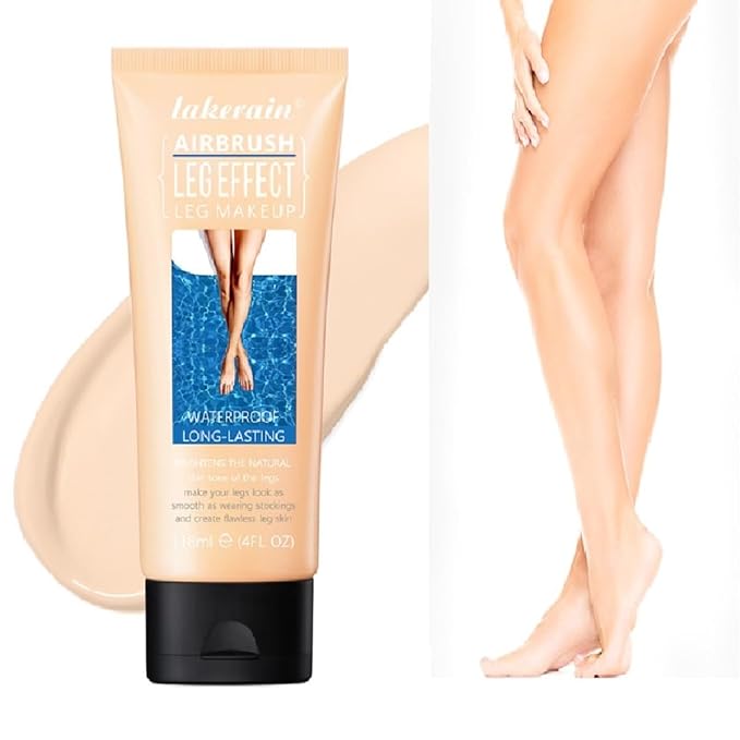 Leg Makeup Waterproof No Transfer,Leg Makeup Lotion,Leg and Body Scar Cover up Makeup,Long Last Body Foundation (1# Fairest Glow, 4 FL OZ)-VivaGrace Women