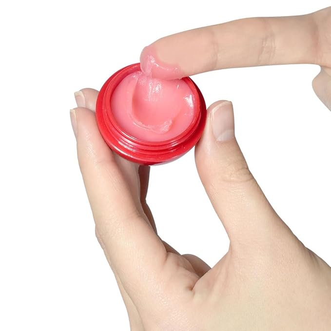 PS.PRETTYSKIN Moisturizing Korean Vegan Lip Balm 0.31oz. (9g) Smooth, Soft Texture, Hydrating, Natural Shine, Glossy (Cherry)-VivaGrace Women