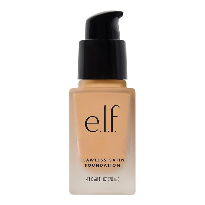 e.l.f. Flawless Finish Foundation, Lightweight & Medium Coverage, Semi-Matte Finish, Toffee, 0.68 Fl Oz (20mL)-VivaGrace Women