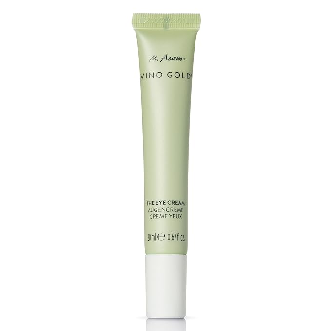 M. Asam VINO GOLD Eye Cream (0.67 Fl Oz), Eye Care Against Dark Circles For A Smoothed Eye Area, Anti-Aging Dark Circles Under Eye Treatment, With Caffeine & Hyaluronic Acid, Under Eye Cream-VivaGrace Women