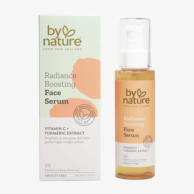 By Nature Radiance Boosting Face Serum With Vitamin C + Turmeric Extract-VivaGrace Women