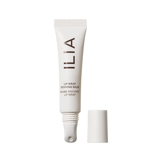 ILIA - Lip Wrap Reviving Balm | Non-Toxic, Vegan, Cruelty-Free, Plumping Moisturizer with Long Lasting Hydration (Lucid, 0.23 fl oz | 7 ml)-VivaGrace Women