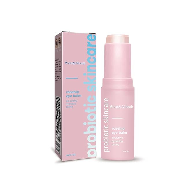 Rosehip Eye Cream Stick, Moisturizing, Hydrating, Lightens Lines and Dark Circles, Lifting, Firming-VivaGrace Women
