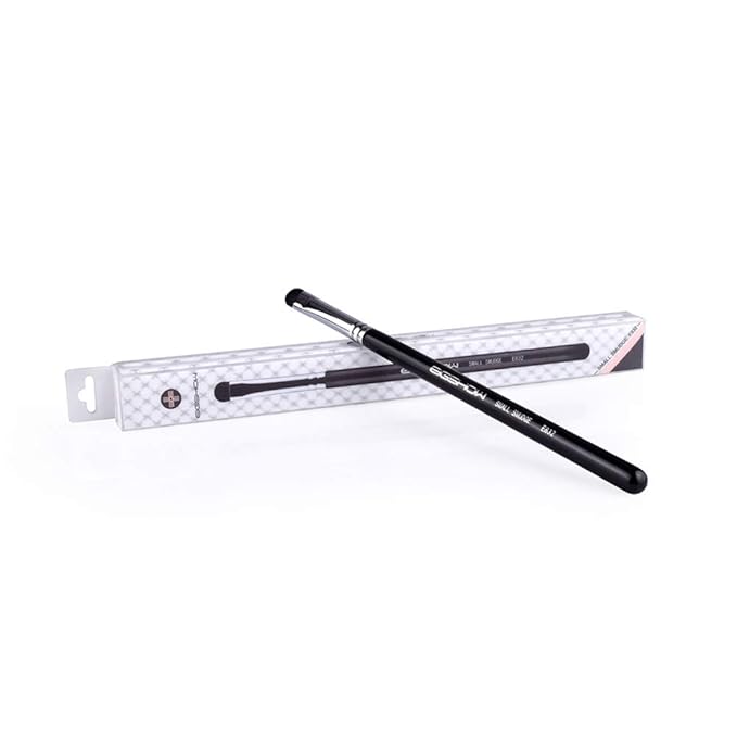 Curved Smudge Eyeshadow Brush, EIGSHOW Small Round Top Blending Eye Shadow with Synthetic Bristles for Smokey Cat Eye Makeup (E832)-VivaGrace Women