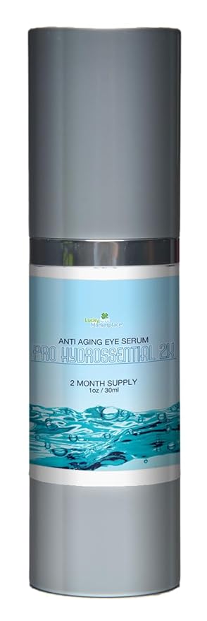 Pro Hydrossential 2x Serum - Anti Aging Eye Serum - Help Improve Dark Circles, Puffy Eyes, Wrinkles, & Eye Bags - Exfoliating Vitamin C Serum with Lactic Acid - Aid Collagen Production & Soothe Skin-VivaGrace Women