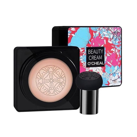 OCHEAL Mushroom Head Air Cushion BB Cream Foundation Cream for Face Makeup Concealer Cushion for Face Comestics Make Up Cushion Compact Ivory-VivaGrace Women