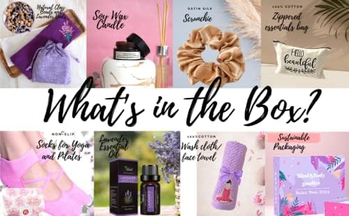 Birthday Gift Set for Women SPA Gift Set, Yoga Gift Set Relaxation Gift Basket, Birthday Gifts for Wife, Birthday Gifts for Mom, Birthday Gifts for Friend-VivaGrace Women