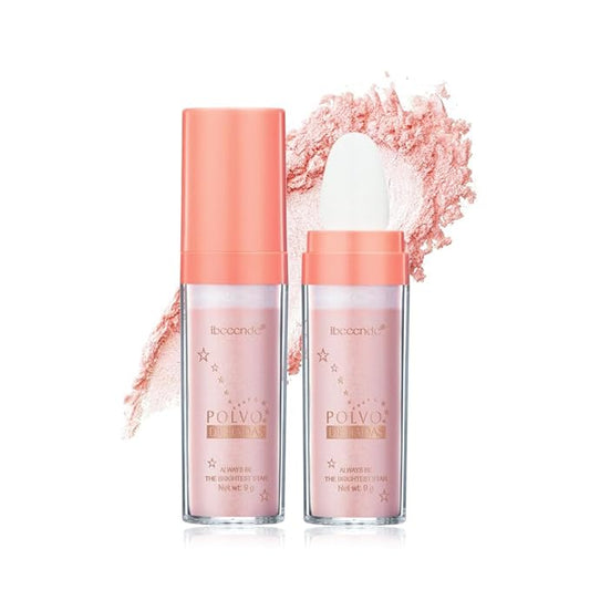 Highlight Polvo De Hadas, Fairy Highlighter Powder, Brightening Whole Body, Natural Three-Dimensional Face Contouring Clavicle Pat Powder, Highlighter Makeup-VivaGrace Women