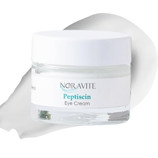 PeptiScin - Peptide Eye Cream with Hyaluronic Acid and Escin | Rich Moisturizing Dark Circle Eye Cream | Brightens and Tones - 1.35 Ounce-VivaGrace Women