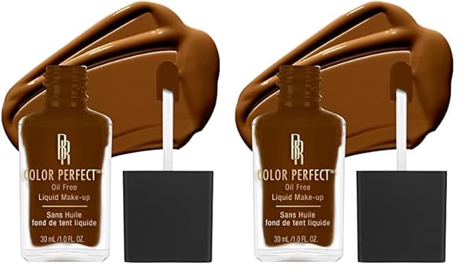 Black Radiance Color Perfect Liquid Full Coverage Foundation Makeup, Double Fudge, 1 Fl Oz (Pack of 2)-VivaGrace Women
