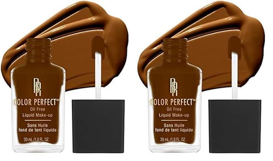 Black Radiance Color Perfect Liquid Full Coverage Foundation Makeup, Double Fudge, 1 Fl Oz (Pack of 2)-VivaGrace Women