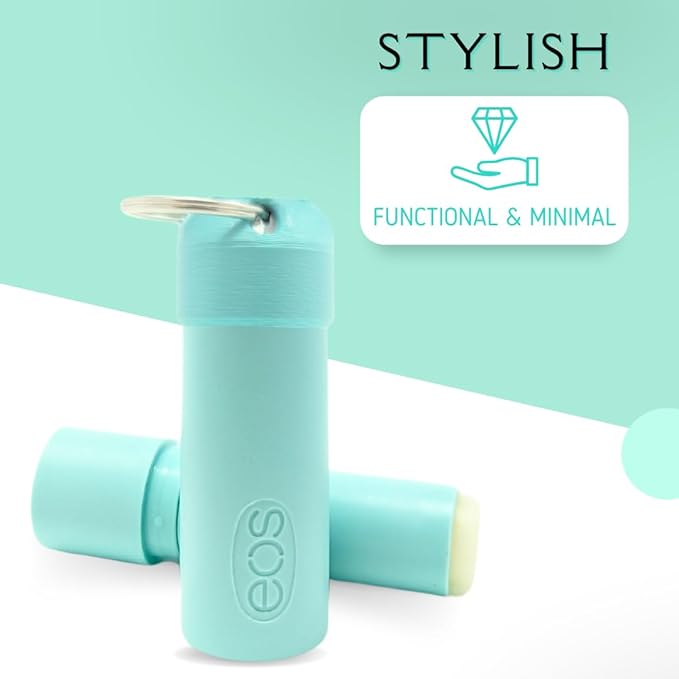 Keychain Holder EOS Lip Balm Stick (Keychain Only) - Travel Size Lip Balm Chapstick - Healing Stick - Made in USA-VivaGrace Women