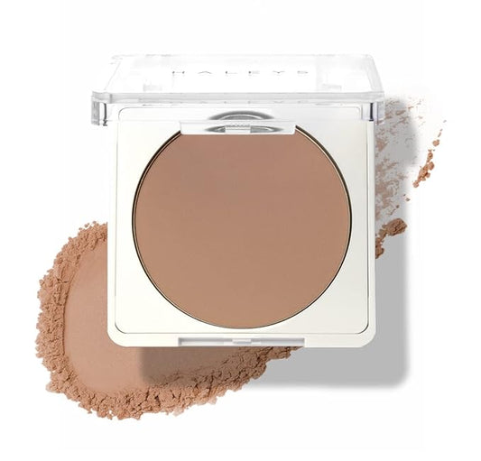 HALEYS Re-sculpt Smoothing Contour Powder (Light) Lightweight, Non-Caking, Nourishing & Skin-Softening, Infused with Shea Butter & Chamomile Flower Water to Soothe Skin-VivaGrace Women